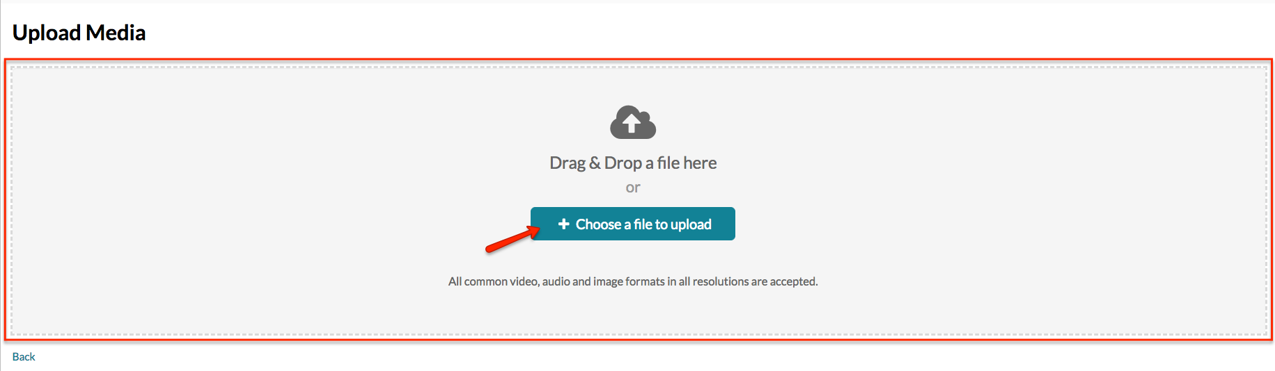 Drag and Drop or Click Select a File