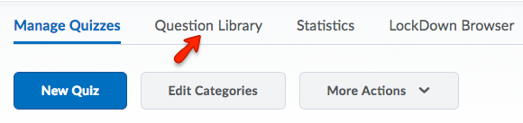 Select the Question Library tab.