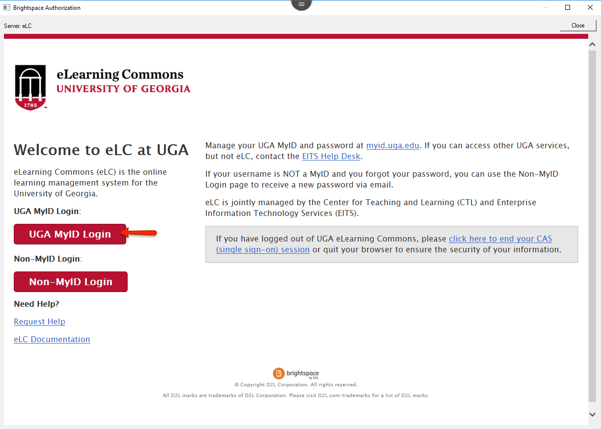 Login to eLC.