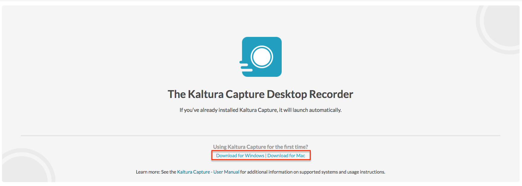 kaltura capture desktop app