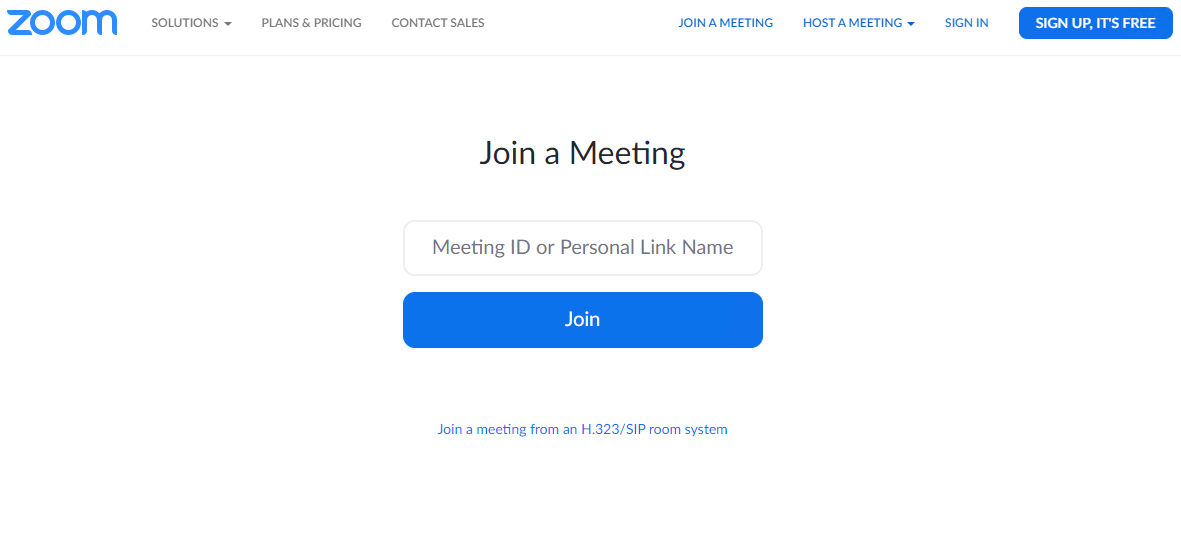 join zoom meeting by id